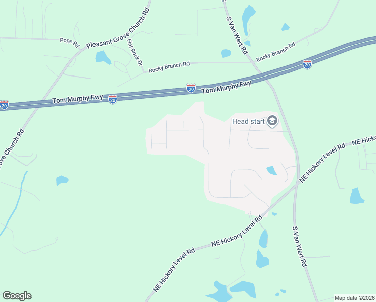 map of restaurants, bars, coffee shops, grocery stores, and more near 530 South Lost Lake Cove in Villa Rica