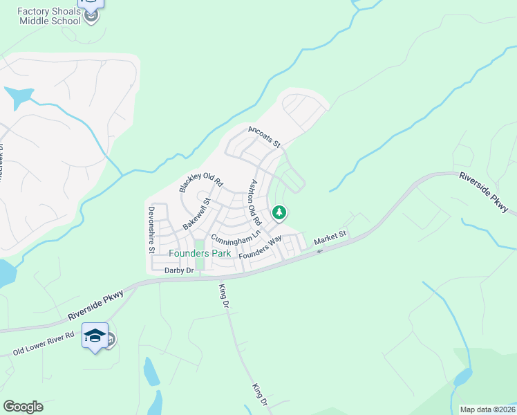 map of restaurants, bars, coffee shops, grocery stores, and more near 3182 Ashton Old Road in Douglasville