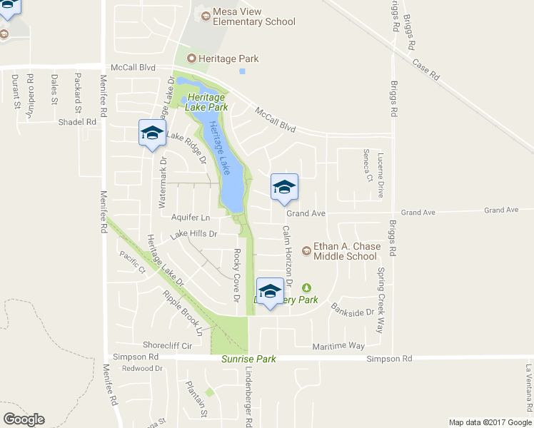map of restaurants, bars, coffee shops, grocery stores, and more near 29573 Greenbelt Circle in Menifee