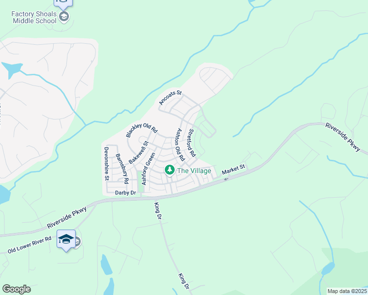 map of restaurants, bars, coffee shops, grocery stores, and more near 3180 Ashton Old Road in Douglasville