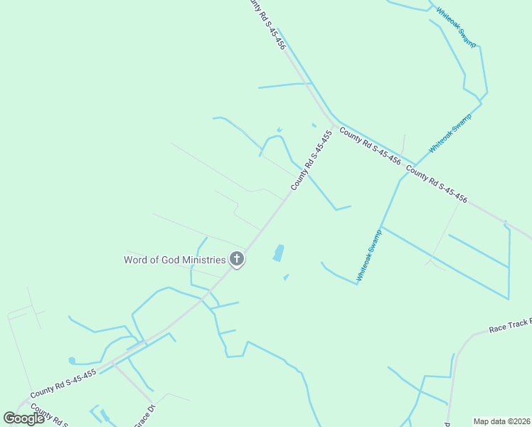 map of restaurants, bars, coffee shops, grocery stores, and more near 1381 County Road S-45-455 in Kingstree