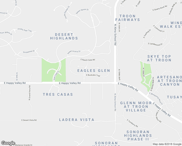 map of restaurants, bars, coffee shops, grocery stores, and more near 10190 East Buckskin Trail in Scottsdale