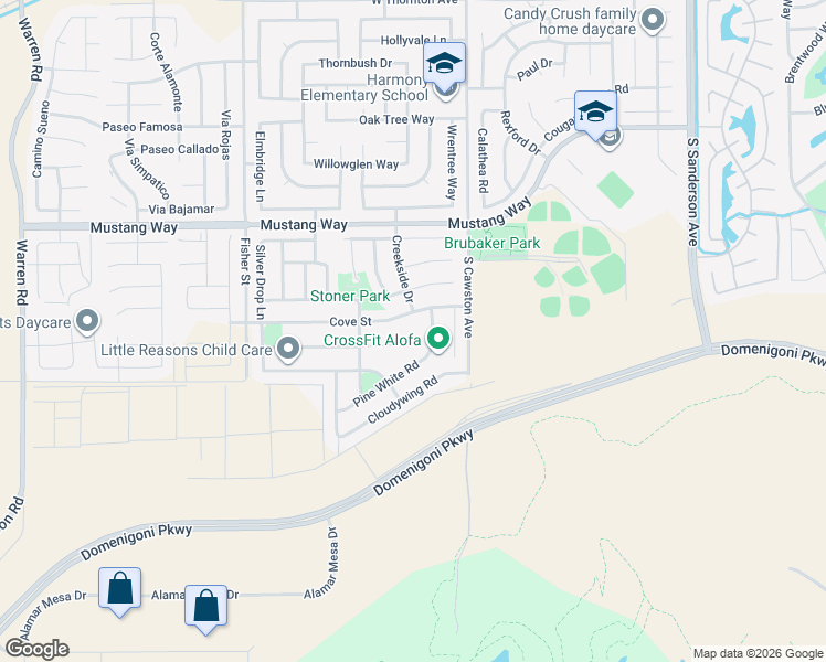 map of restaurants, bars, coffee shops, grocery stores, and more near 4320 Cassiope Court in Hemet