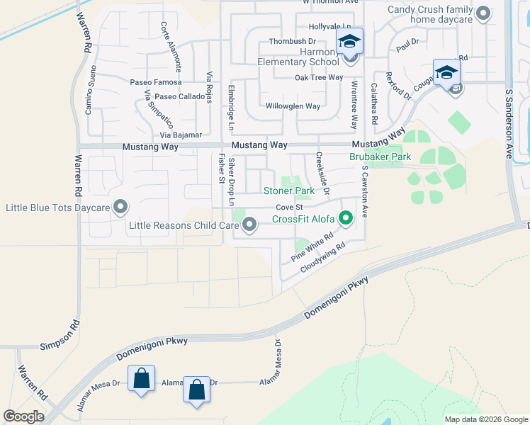 map of restaurants, bars, coffee shops, grocery stores, and more near 4745 Cove Street in Hemet