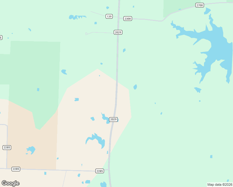 map of restaurants, bars, coffee shops, grocery stores, and more near 1135 Farm to Market Road 2029 in Telephone