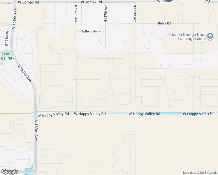map of restaurants, bars, coffee shops, grocery stores, and more near 15534 West Headstall Drive in Surprise