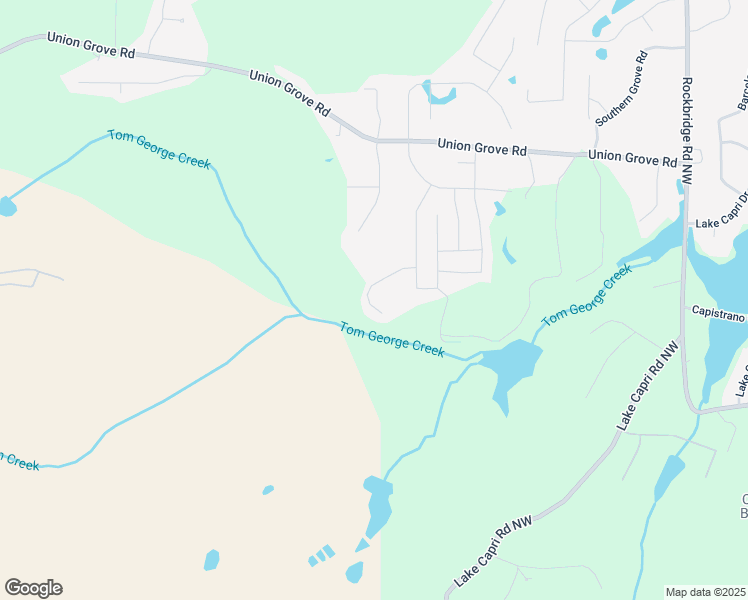 map of restaurants, bars, coffee shops, grocery stores, and more near 7698 Hansel Lane in Lithonia
