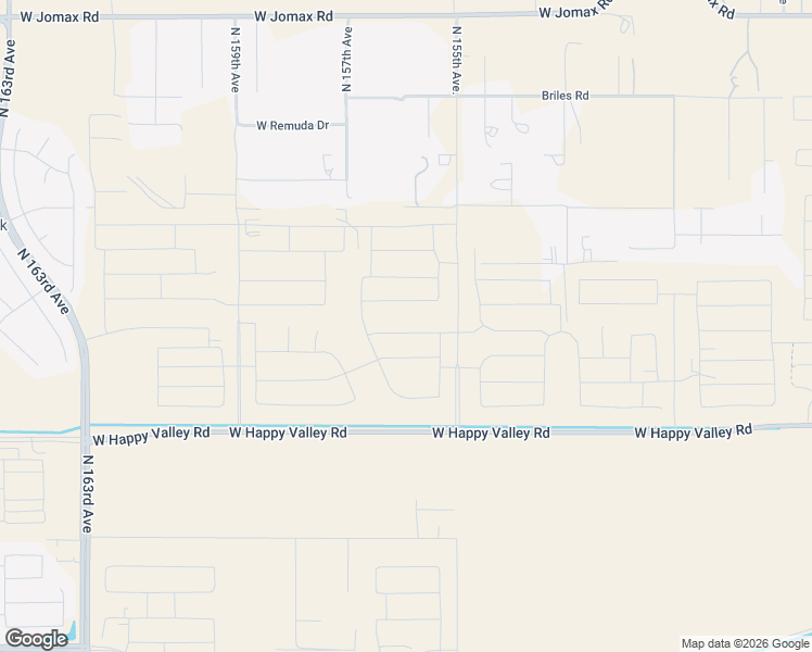 map of restaurants, bars, coffee shops, grocery stores, and more near 15530 West Cottonwood Lane in Surprise
