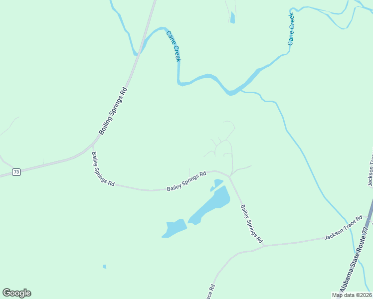 map of restaurants, bars, coffee shops, grocery stores, and more near 657 Bailey Springs Road in Ohatchee