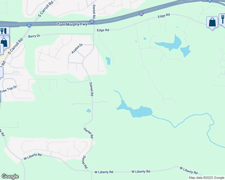 map of restaurants, bars, coffee shops, grocery stores, and more near in Villa Rica