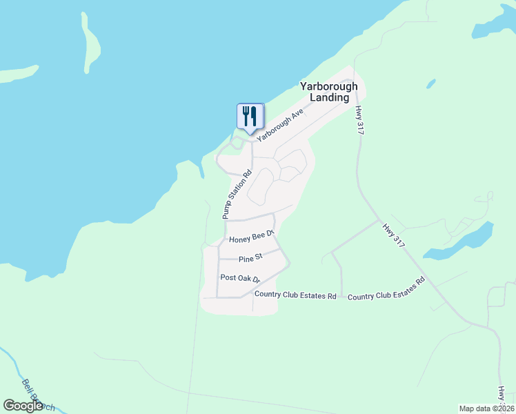 map of restaurants, bars, coffee shops, grocery stores, and more near 147 Black Haw Ridge Road in Ashdown