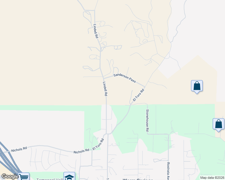 map of restaurants, bars, coffee shops, grocery stores, and more near 27800 Lindell Road in Lake Elsinore