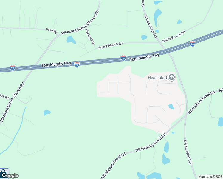 map of restaurants, bars, coffee shops, grocery stores, and more near 671 Skyline Drive in Villa Rica