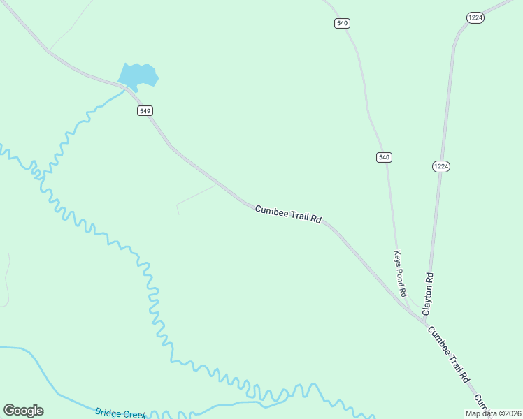 map of restaurants, bars, coffee shops, grocery stores, and more near County Highway 549 in Ridge Spring