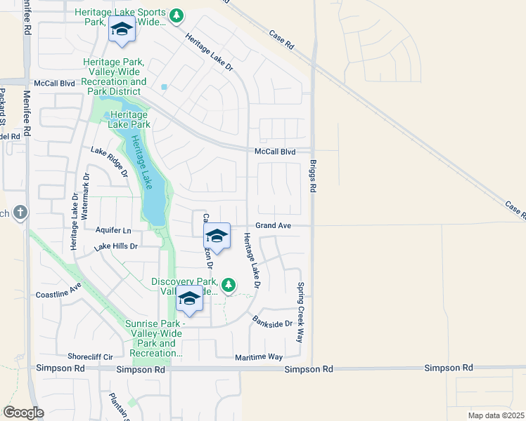 map of restaurants, bars, coffee shops, grocery stores, and more near 27974 Garda Court in Menifee
