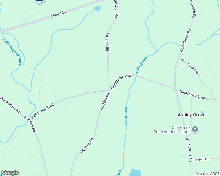 map of restaurants, bars, coffee shops, grocery stores, and more near 2820 Mount Zion Road in Oxford