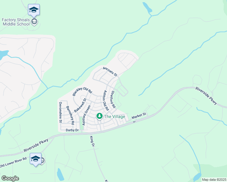 map of restaurants, bars, coffee shops, grocery stores, and more near 9913 Stretford Road in Douglasville
