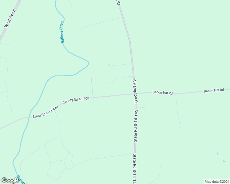 map of restaurants, bars, coffee shops, grocery stores, and more near 4485 Bacon Hill Road in Pinewood