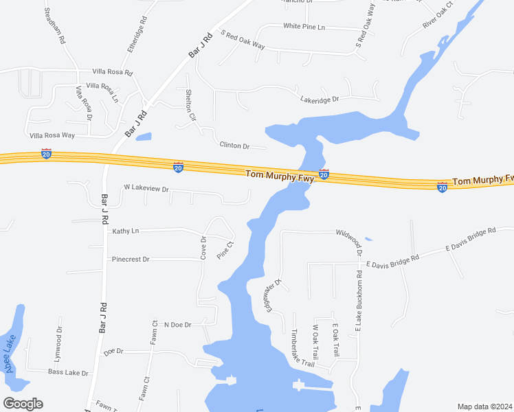 map of restaurants, bars, coffee shops, grocery stores, and more near 197 West Lakeview Drive in Temple