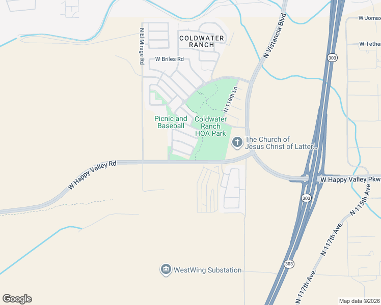 map of restaurants, bars, coffee shops, grocery stores, and more near 12026 West Leather Lane in Peoria