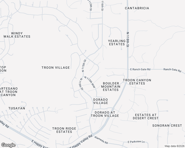map of restaurants, bars, coffee shops, grocery stores, and more near 11540 East Ranch Gate Road in Scottsdale
