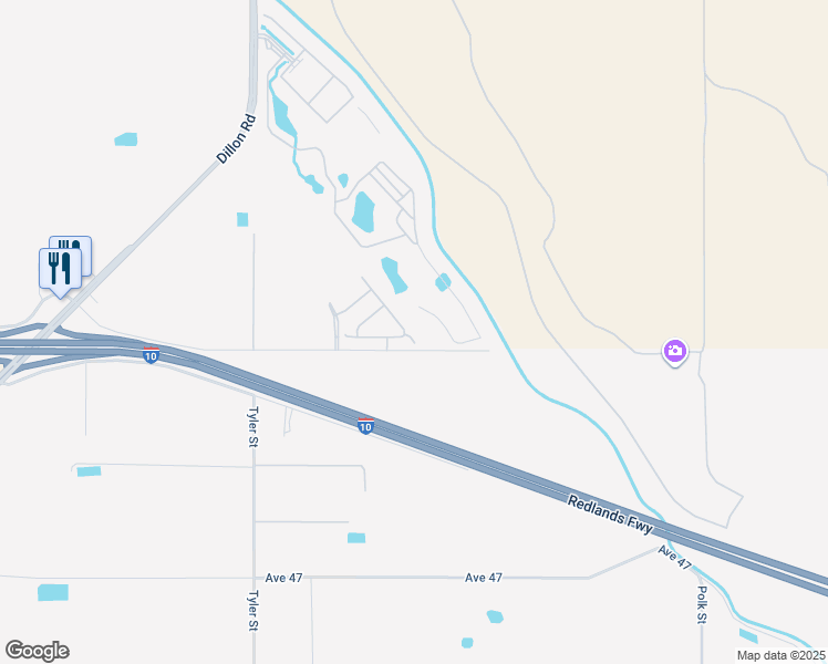 map of restaurants, bars, coffee shops, grocery stores, and more near 86242 Pinot Noir Lane in Coachella