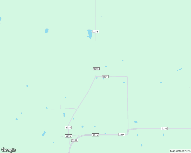 map of restaurants, bars, coffee shops, grocery stores, and more near County Road 2215 in Red River County