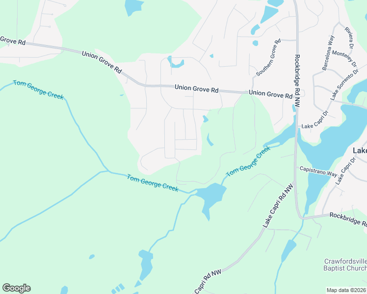 map of restaurants, bars, coffee shops, grocery stores, and more near 7931 Habanera Ln in Lithonia