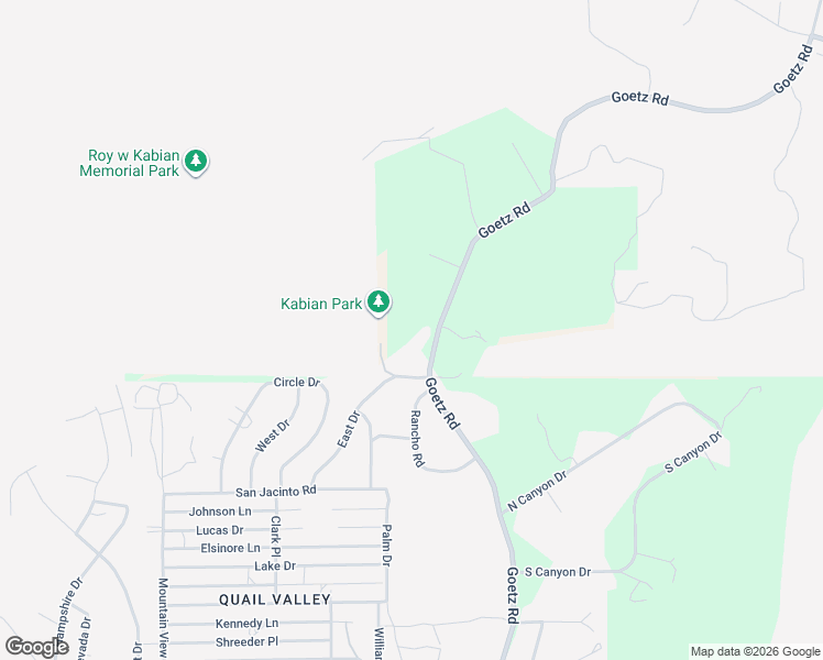 map of restaurants, bars, coffee shops, grocery stores, and more near 27833 Goetz Road in Canyon Lake