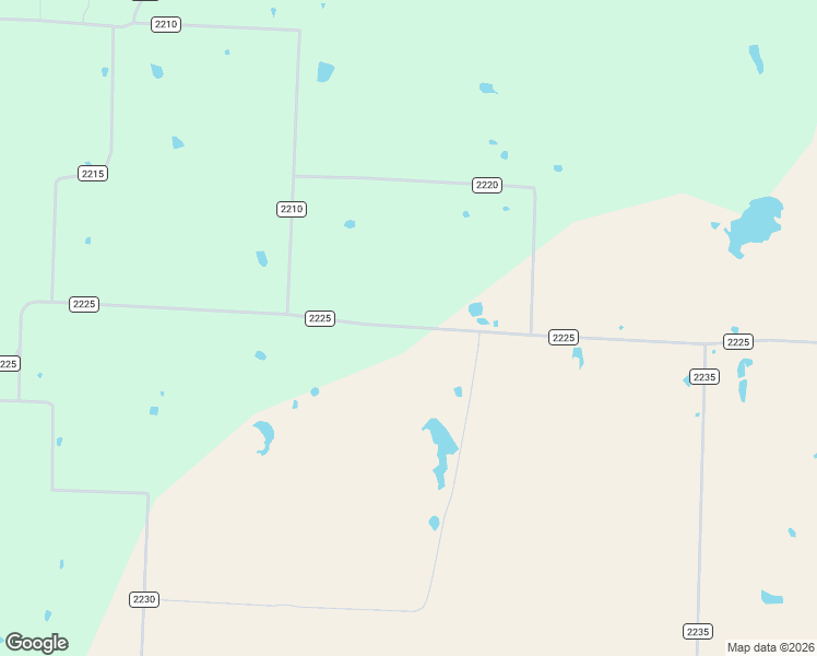 map of restaurants, bars, coffee shops, grocery stores, and more near 1472 County Road 2225 in Ivanhoe