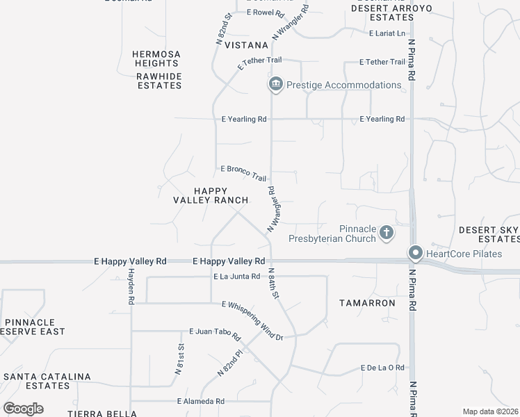 map of restaurants, bars, coffee shops, grocery stores, and more near 25203 North Ranch Gate Road in Scottsdale