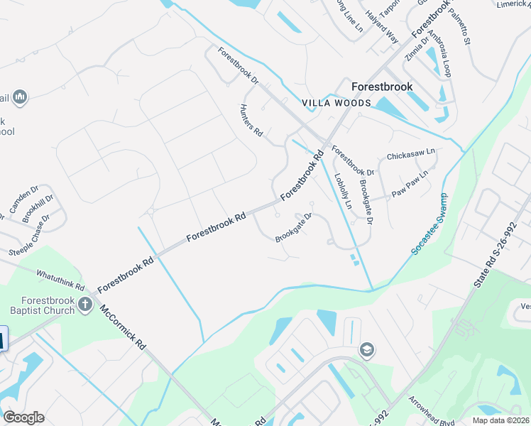 map of restaurants, bars, coffee shops, grocery stores, and more near 604 Jubilee Circle in Myrtle Beach