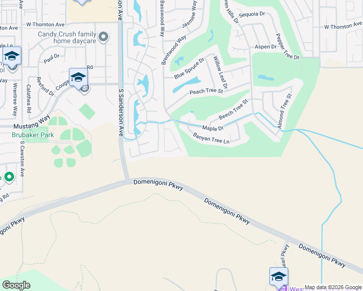 map of restaurants, bars, coffee shops, grocery stores, and more near 1946 Tamarack Lane in Hemet