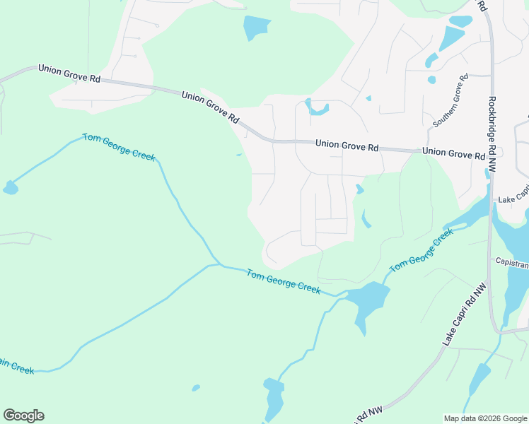map of restaurants, bars, coffee shops, grocery stores, and more near 2394 Union Grove Court in Lithonia