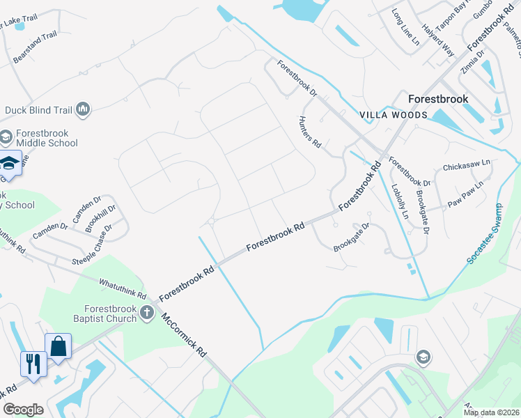 map of restaurants, bars, coffee shops, grocery stores, and more near 209 HARBISON CIR in Myrtle Beach