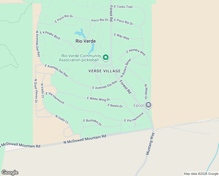 map of restaurants, bars, coffee shops, grocery stores, and more near 18825 East Avenida Del Ray in Scottsdale