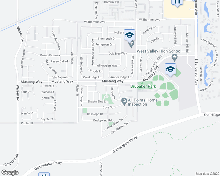 map of restaurants, bars, coffee shops, grocery stores, and more near 1819 Harbor Drive in Hemet