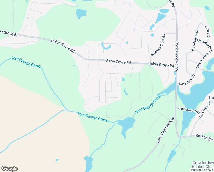 map of restaurants, bars, coffee shops, grocery stores, and more near 2539 Bear Mountain Street in Lithonia