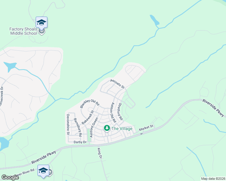 map of restaurants, bars, coffee shops, grocery stores, and more near 3214 Colchester St in Douglasville