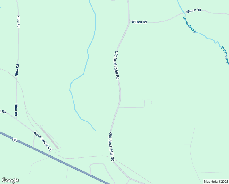 map of restaurants, bars, coffee shops, grocery stores, and more near 586 Old Bush Mill Road in Bremen