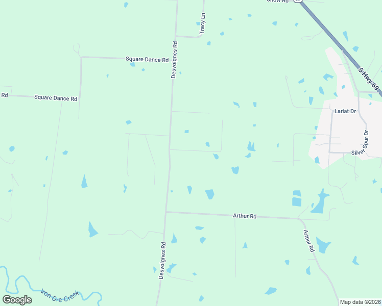 map of restaurants, bars, coffee shops, grocery stores, and more near in Denison