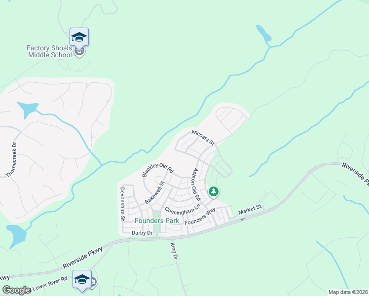 map of restaurants, bars, coffee shops, grocery stores, and more near 9899 Colchester Street in Douglasville
