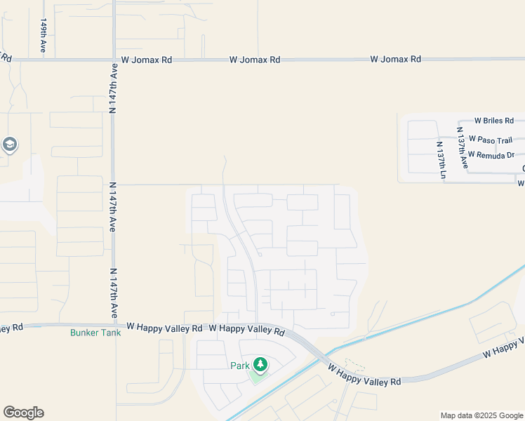 map of restaurants, bars, coffee shops, grocery stores, and more near 14196 West Gray Fox Trail in Surprise