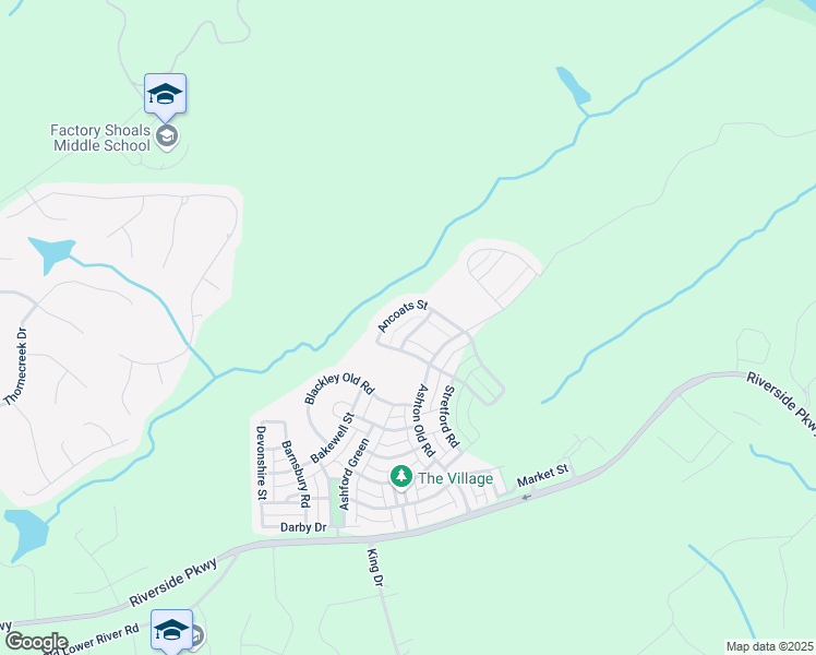 map of restaurants, bars, coffee shops, grocery stores, and more near 9893 Colchester Street in Douglasville