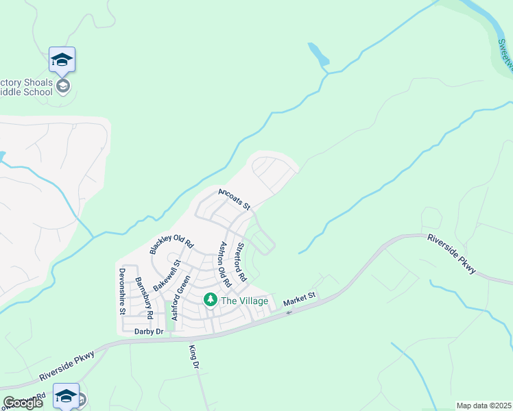 map of restaurants, bars, coffee shops, grocery stores, and more near 9884 Ashton Old Road in Douglasville