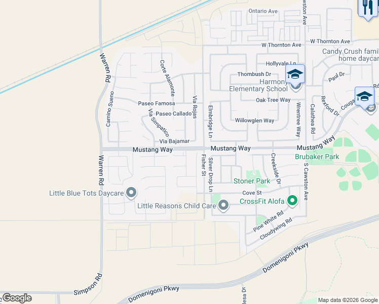 map of restaurants, bars, coffee shops, grocery stores, and more near 1740 Tapaderos Street in Hemet