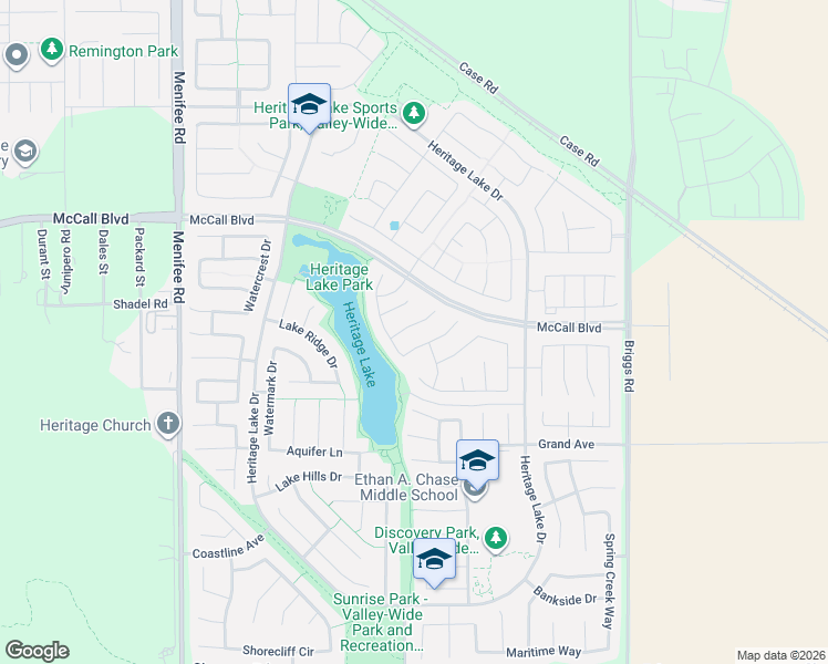 map of restaurants, bars, coffee shops, grocery stores, and more near 29443 Moorings Court in Menifee