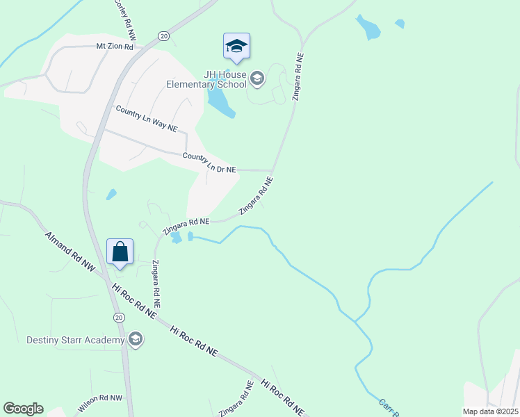 map of restaurants, bars, coffee shops, grocery stores, and more near in Conyers