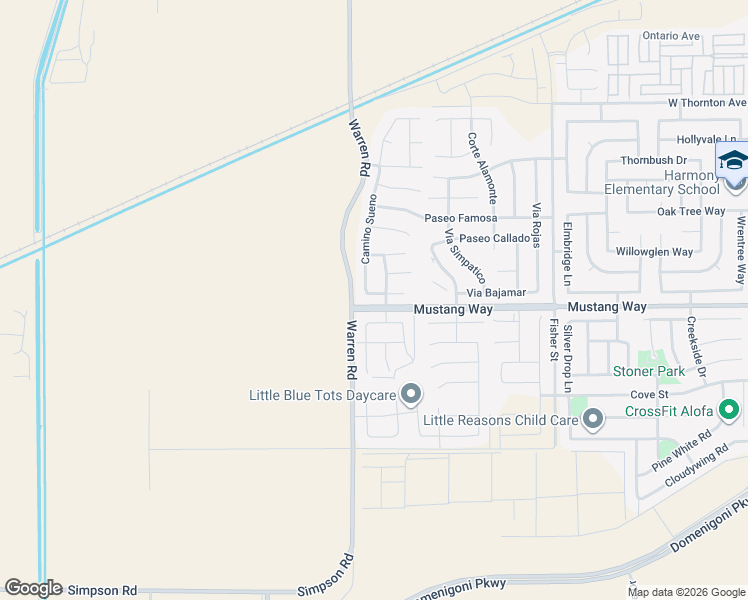 map of restaurants, bars, coffee shops, grocery stores, and more near 5675 Corte Benisa in Hemet