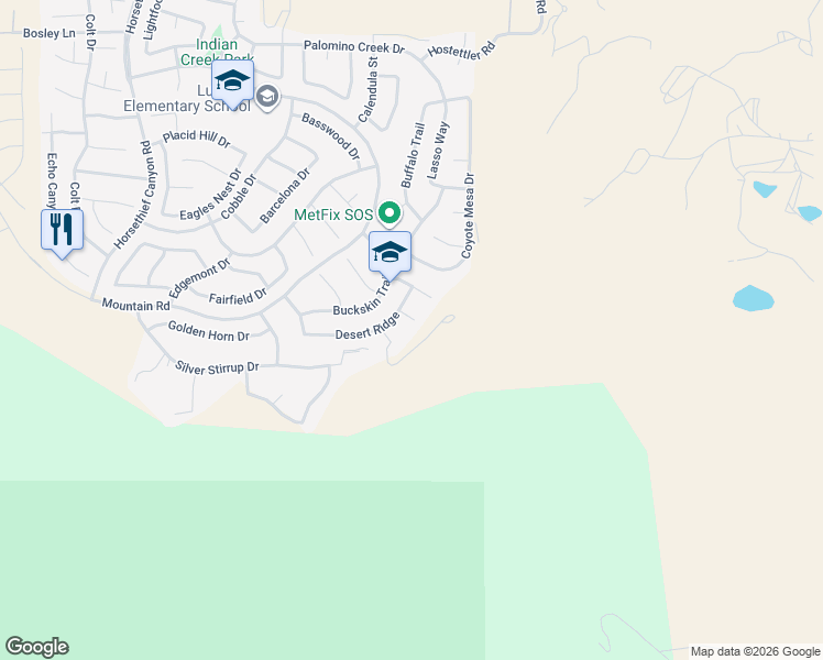 map of restaurants, bars, coffee shops, grocery stores, and more near 27675 Trailhead Court in Corona